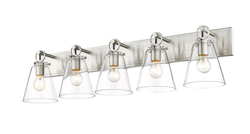 Vanity Z-Lite 483-5V-BN Brushed Nickel Harper 5 Light Vanity Z-Lite