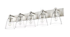 Vanity Z-Lite 483-5V-BN Brushed Nickel Harper 5 Light Vanity Z-Lite