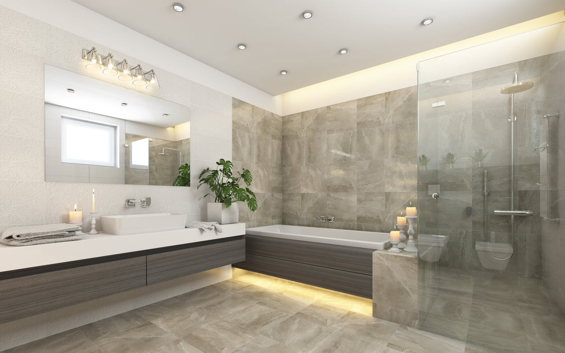 Vanity Z-Lite 483-5V-BN Brushed Nickel Harper 5 Light Vanity Z-Lite