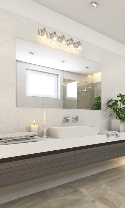 Vanity Z-Lite 483-5V-BN Brushed Nickel Harper 5 Light Vanity Z-Lite