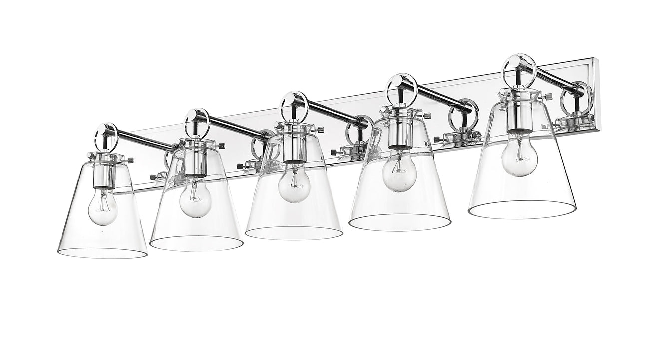 Vanity Z-Lite 483-5V-CH Chrome Harper 5 Light Vanity Z-Lite