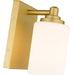 Wall Sconce Z-Lite 485-1S-BG Brushed Gold Soledad 1 Light Wall Sconce Z-Lite
