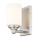 Wall Sconce Z-Lite 485-1S-BN Brushed Nickel Soledad 1 Light Wall Sconce Z-Lite