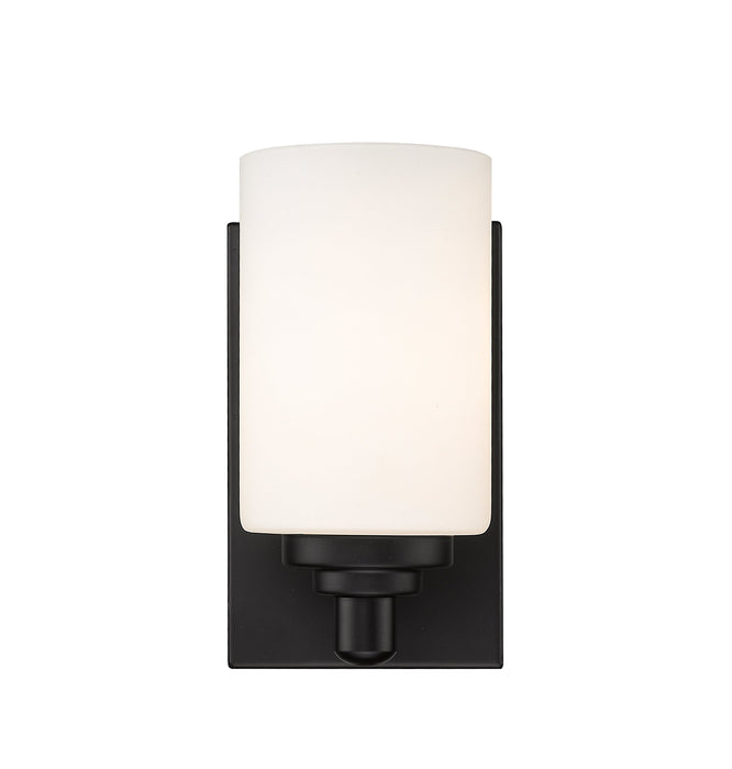 Wall Sconce Z-Lite 485-1S-MB Matte Black Soledad 1 Light Wall Sconce Z-Lite