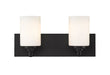 Vanity Z-Lite 485-2V-MB Matte Black Soledad 2 Light Vanity Z-Lite