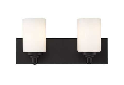 Vanity Z-Lite 485-2V-MB Matte Black Soledad 2 Light Vanity Z-Lite