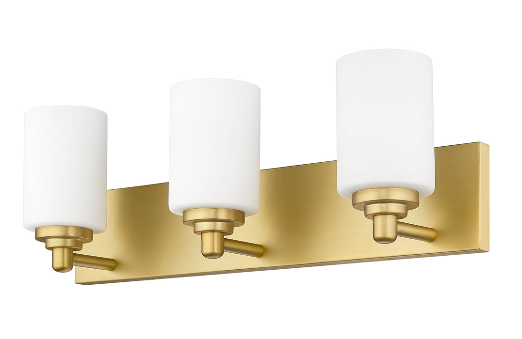 Vanity Z-Lite 485-3V-BG Brushed Gold Soledad 3 Light Vanity Z-Lite