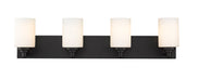 Vanity Z-Lite 485-4V-MB Matte Black Soledad 4 Light Vanity Z-Lite