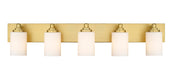 Vanity Z-Lite 485-5V-BG Brushed Gold Soledad 5 Light Vanity Z-Lite