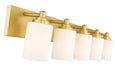 Vanity Z-Lite 485-5V-BG Brushed Gold Soledad 5 Light Vanity Z-Lite