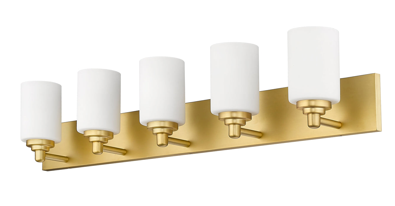 Vanity Z-Lite 485-5V-BG Brushed Gold Soledad 5 Light Vanity Z-Lite