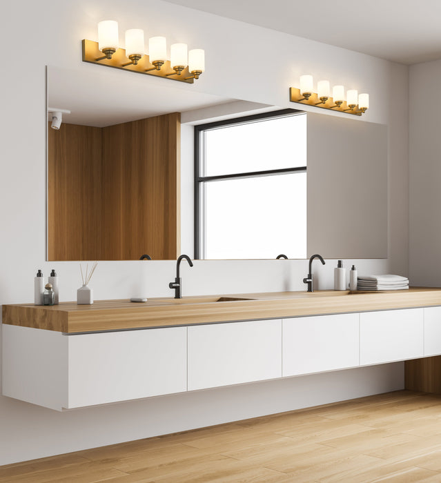 Vanity Z-Lite 485-5V-BG Brushed Gold Soledad 5 Light Vanity Z-Lite