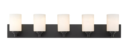 Vanity Z-Lite 485-5V-MB Matte Black Soledad 5 Light Vanity Z-Lite