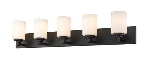 Vanity Z-Lite 485-5V-MB Matte Black Soledad 5 Light Vanity Z-Lite
