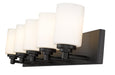 Vanity Z-Lite 485-5V-MB Matte Black Soledad 5 Light Vanity Z-Lite