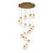 Eurofase 37192-013 Paget 29" Matte Gold LED Chandelier
