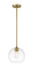Pendant Z-Lite 486P10-OBR Olde Brass Harmony 1 Light Pendant Z-Lite