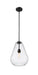 Pendant Z-Lite 488P12-MB Matte Black Ayra 1 Light Pendant Z-Lite
