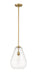 Pendant Z-Lite 488P12-OBR Olde Brass Ayra 1 Light Pendant Z-Lite