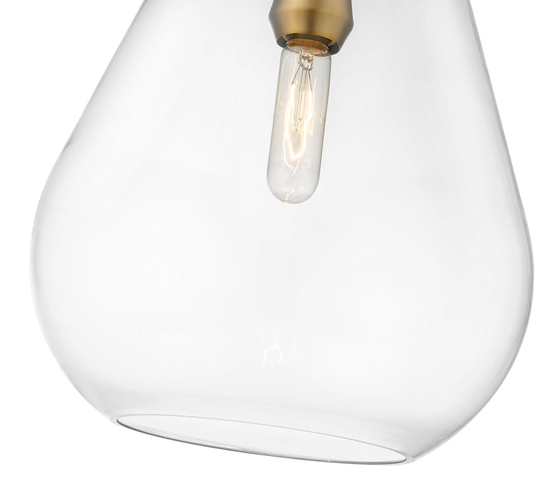 Pendant Z-Lite 488P12-OBR Olde Brass Ayra 1 Light Pendant Z-Lite