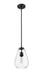 Pendant Z-Lite 488P8-MB Matte Black Ayra 1 Light Pendant Z-Lite