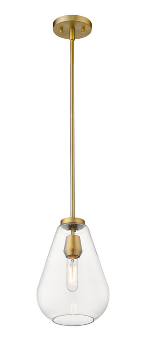 Pendant Z-Lite 488P8-OBR Olde Brass Ayra 1 Light Pendant Z-Lite