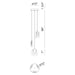 Eurofase 38042-020 Paget 10" Chrome LED Chandelier