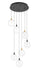 Eurofase 48930-017 Iissa 21" Gold-Black Mix LED Chandelier