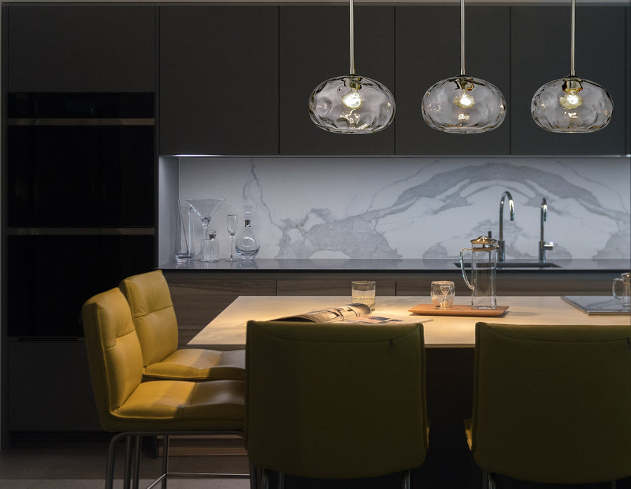 Linear Chandelier Z-Lite 490P10-3L-BN Brushed Nickel Chloe 3 Light Linear Chandelier Z-Lite