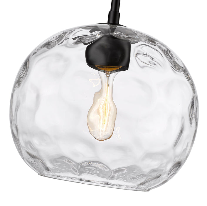 Pendant Z-Lite 490P10-MB Matte Black Chloe 1 Light Pendant Z-Lite