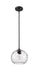 Pendant Z-Lite 490P10-MB Matte Black Chloe 1 Light Pendant Z-Lite