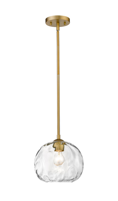 Pendant Z-Lite 490P10-OBR Olde Brass Chloe 1 Light Pendant Z-Lite