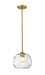 Pendant Z-Lite 490P10-OBR Olde Brass Chloe 1 Light Pendant Z-Lite