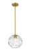 Pendant Z-Lite 490P10-OBR Olde Brass Chloe 1 Light Pendant Z-Lite