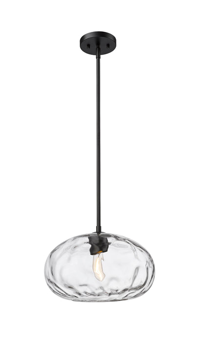 Pendant Z-Lite 490P14-MB Matte Black Chloe 1 Light Pendant Z-Lite