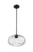 Pendant Z-Lite 490P14-MB Matte Black Chloe 1 Light Pendant Z-Lite