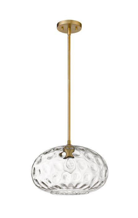 Pendant Z-Lite 490P14-OBR Olde Brass Chloe 1 Light Pendant Z-Lite