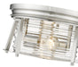 Flush Mount Z-Lite 491F2-BN Brushed Nickel Cape Harbor 2 Light Flush Mount Z-Lite