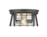 Flush Mount Z-Lite 491F2-BRZ Bronze Cape Harbor 2 Light Flush Mount Z-Lite