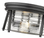 Flush Mount Z-Lite 491F2-MB Matte Black Cape Harbor 2 Light Flush Mount Z-Lite