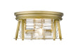 Flush Mount Z-Lite 491F2-RB Rubbed Brass Cape Harbor 2 Light Flush Mount Z-Lite