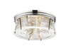 Flush Mount Z-Lite 491F3-PN Polished Nickel Cape Harbor 3 Light Flush Mount Z-Lite