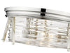 Flush Mount Z-Lite 491F3-PN Polished Nickel Cape Harbor 3 Light Flush Mount Z-Lite