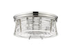 Flush Mount Z-Lite 491F3-PN Polished Nickel Cape Harbor 3 Light Flush Mount Z-Lite