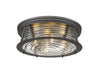 Flush Mount Z-Lite 491F4-BRZ Bronze Cape Harbor 4 Light Flush Mount Z-Lite