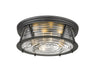 Flush Mount Z-Lite 491F4-MB Matte Black Cape Harbor 4 Light Flush Mount Z-Lite