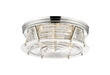 Flush Mount Z-Lite 491F4-PN Polished Nickel Cape Harbor 4 Light Flush Mount Z-Lite