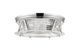 Flush Mount Z-Lite 491F4-PN Polished Nickel Cape Harbor 4 Light Flush Mount Z-Lite