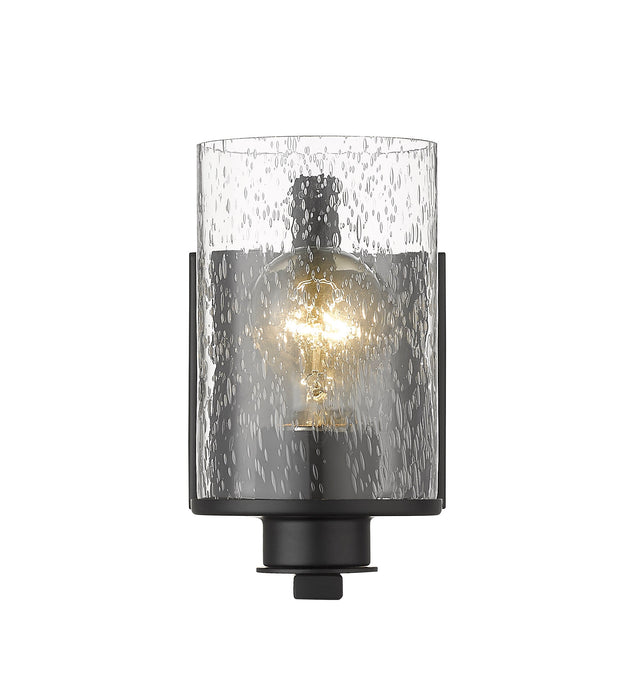 Wall Sconce Z-Lite 492-1S-MB Matte Black Beckett 1 Light Wall Sconce Z-Lite