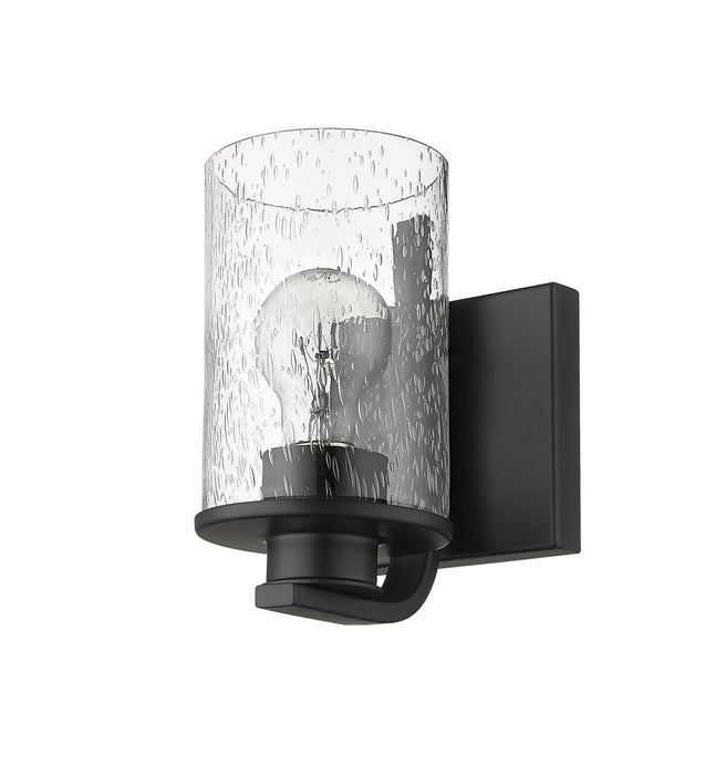 Wall Sconce Z-Lite 492-1S-MB Matte Black Beckett 1 Light Wall Sconce Z-Lite